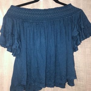 Free People Santorini Top Sapphire